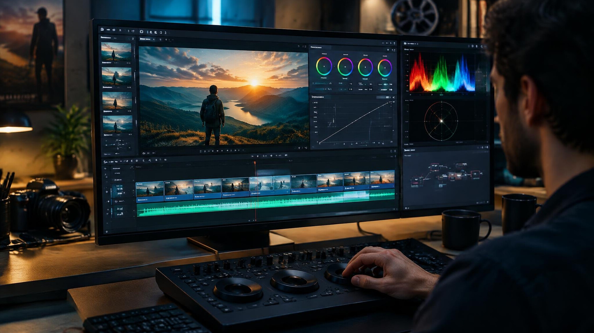color grading video editing