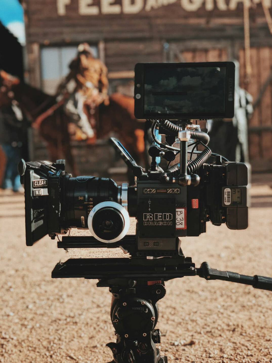 cinema camera setup