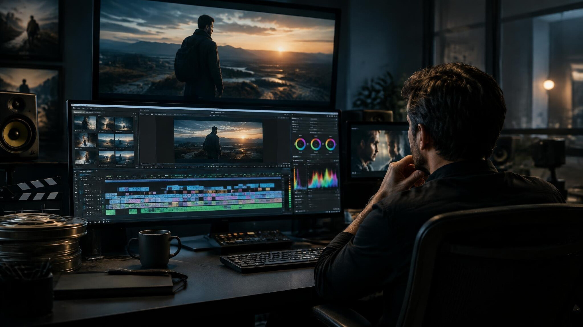 cinematic film editing